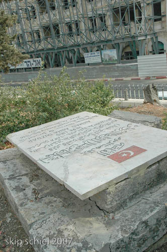 Mamillah cemetery, West Jerusalem, opposite Arab building confiscated and renovated by Israelis