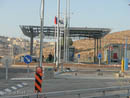 Checkpoint into a small Palestinian subcity of Bethlehem
