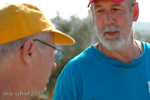 Rick Colbeth-Hess (R)and David Nir, the latter a justice advocate from Tel Aviv