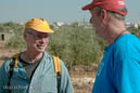 Rick Colbeth-Hess and David Nir, the latter a justice advocate from Tel Aviv