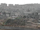 East Jerusalem with the Wall running thru