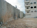 Three successive views of the Separation or Annexation Wall-3, separating Palestinians from Palestinians at A-Ram