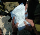 Israeli orders declaring a "closed military zone'