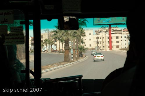 Along the Ramallah-Jerusalem Road, now being reconstructed after the 2002 incursion by Israel