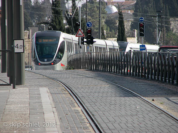 Jerusalem Israel Palestine tram-4845