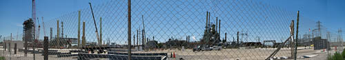 Detroit industry Marathon tar sands refinery-
