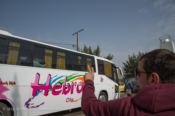 Palestine Israel-Freedom Bus-Bethlehem checkpoint-7662