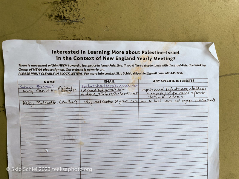 New England Yearly Meeting-Quaker-Teeksa-Israel-Palestine-Schiel _IMG_9134